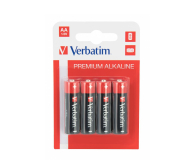 Bateria lub akumulatorek VERBATIM Premium Alkaline LR6 AA (4 szt.) 49921